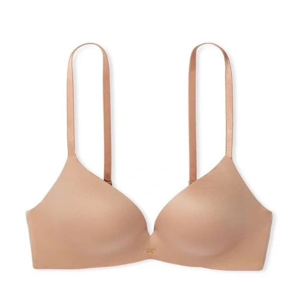 Victoria’s Secret Praline Very Sexy So Obsessed Wireless Push Up Bra Size 36B - Picture 3 of 6